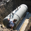 Установка газгольдера