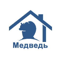 Логотип завода газгольдеров Медведь.