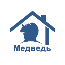 Логотип завода газгольдеров Медведь.