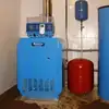 Газовый котёл в котельной.